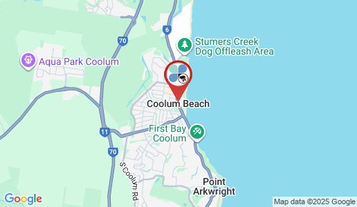 Coolum Beach google map