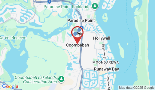Coombabah google map