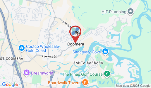 Coomera google map