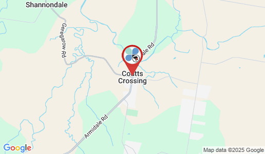 Coutts Crossing google map