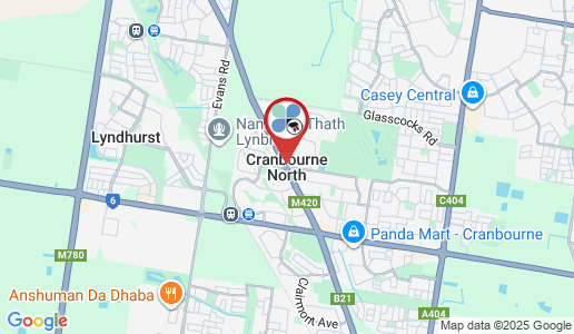 Cranbourne North google map