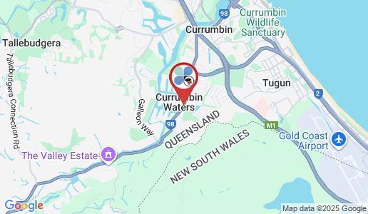 Currumbin Waters google map