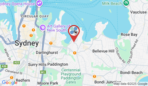 Darling Point google map