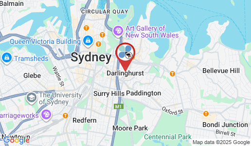 Darlinghurst google map