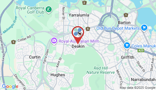Deakin google map