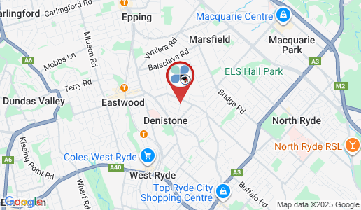 Denistone East google map