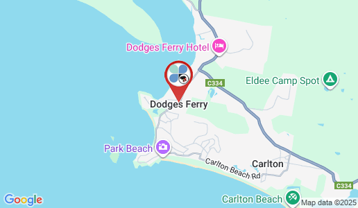 Dodges Ferry google map