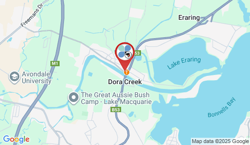 Dora Creek google map