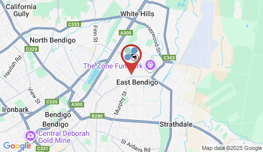 East Bendigo google map