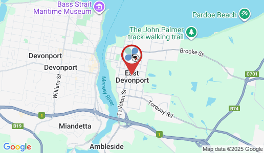 East Devonport google map