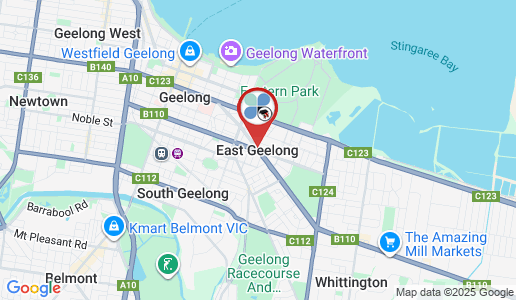 East Geelong google map