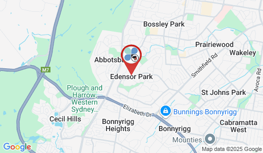 Edensor Park google map