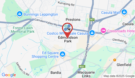 Edmondson Park google map