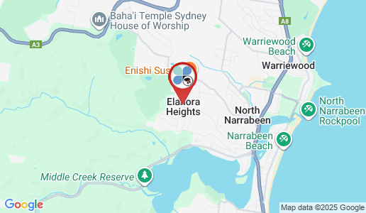 Elanora Heights google map