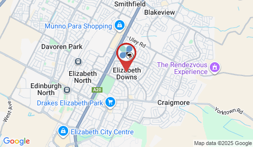 Elizabeth Downs google map