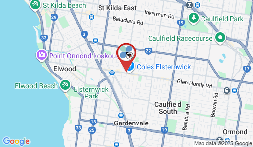 Elsternwick google map