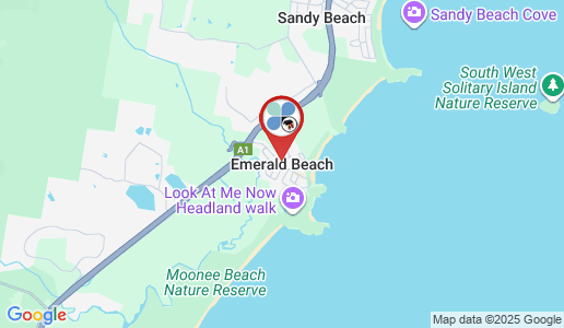 Emerald Beach google map