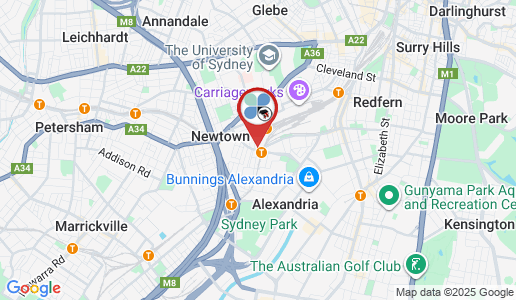 Erskineville google map