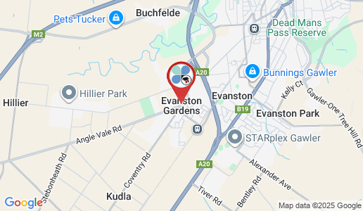 Evanston Gardens google map