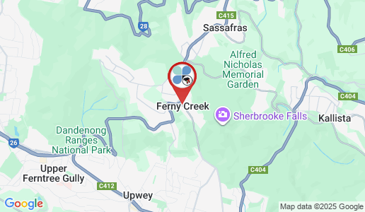 Ferny Creek google map