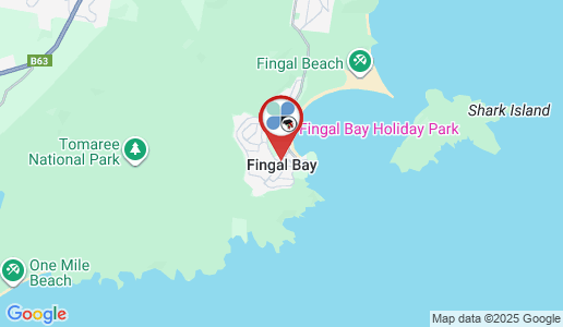 Fingal Bay google map