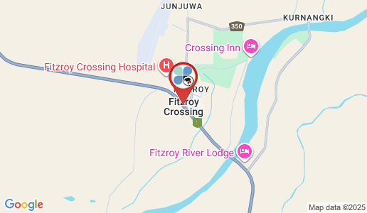 Fitzroy Crossing google map