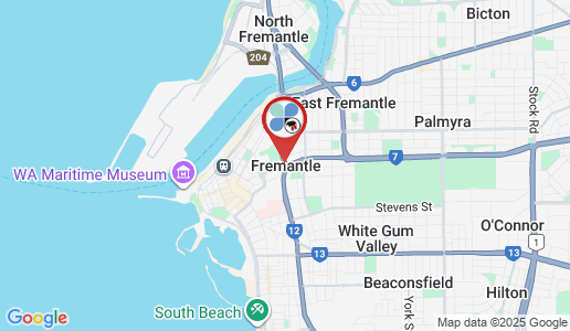 Fremantle google map