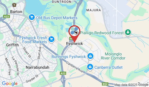 Fyshwick google map