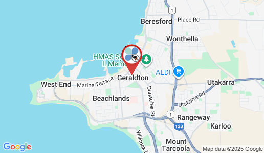 Geraldton google map