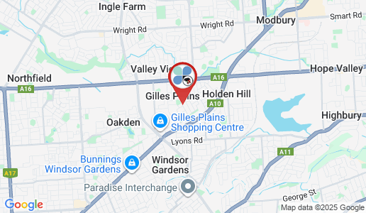 Gilles Plains google map
