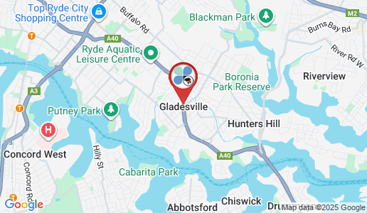 Gladesville google map