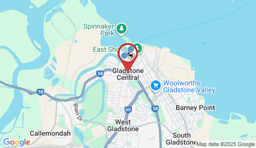 Gladstone google map