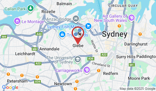 Glebe google map