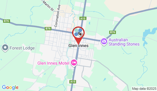 Glen Innes google map