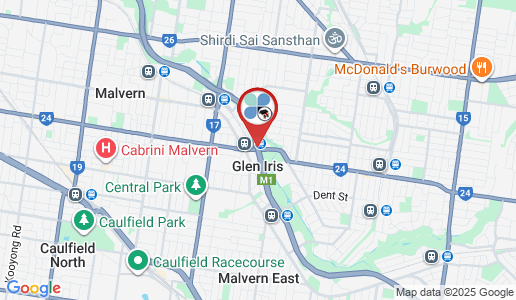 Glen Iris google map