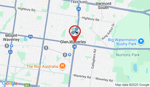Glen Waverley google map