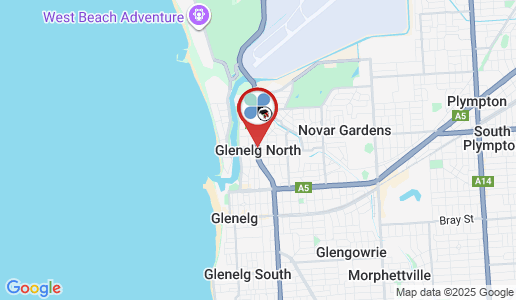 Glenelg North google map