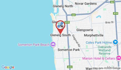 Glenelg South google map