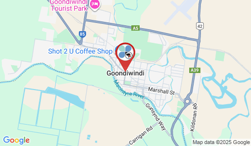 Goondiwindi google map