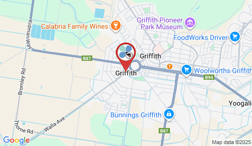 Griffith google map