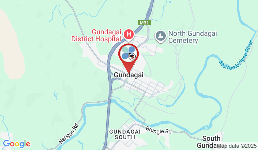 Gundagai google map