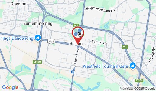 Hallam google map
