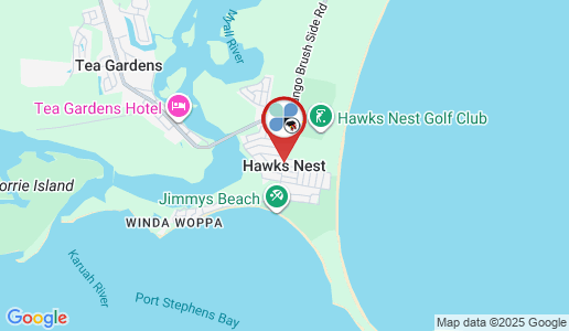 Hawks Nest google map
