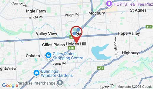 Holden Hill google map