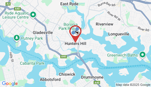 Hunters Hill google map