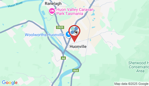 Huonville google map