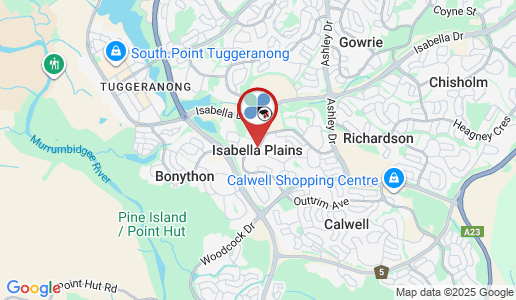 Isabella Plains google map