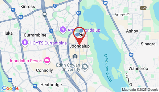 Joondalup google map