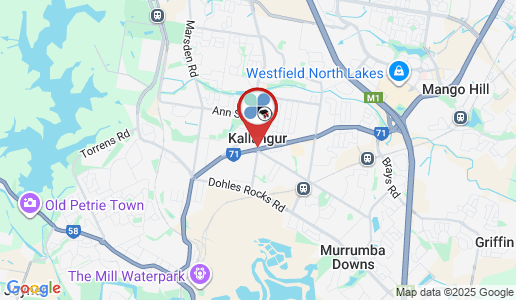 Kallangur google map