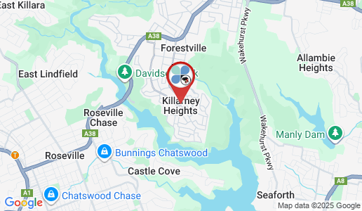 Killarney Heights google map